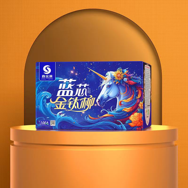 蓝芯金钛柳100发